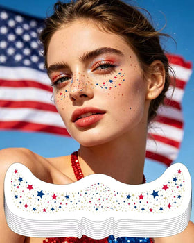 XICZH close-up of star patch texture highlighting skin-friendly smooth finish and sparkle