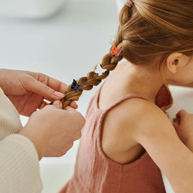 XIEHE clip in hair demonstrating hold and decorative accent benefit
