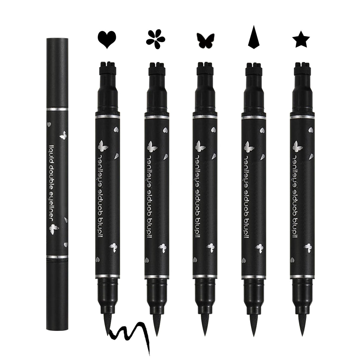 XINGXYUEL front packaging showing five double-ended stamp pens and shapes