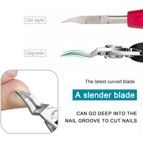 XIORRY close-up of curved blade highlighting precision and sharpness