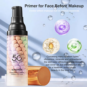 Xiuxixu label closeup highlighting SPF 50 protection benefit