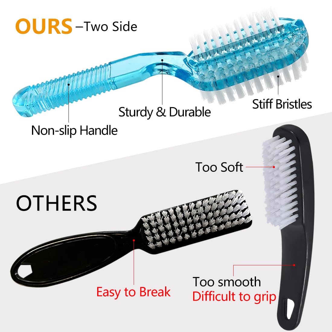 Xjinmin close-up of soft yet firm bristles for deep cleaning benefits