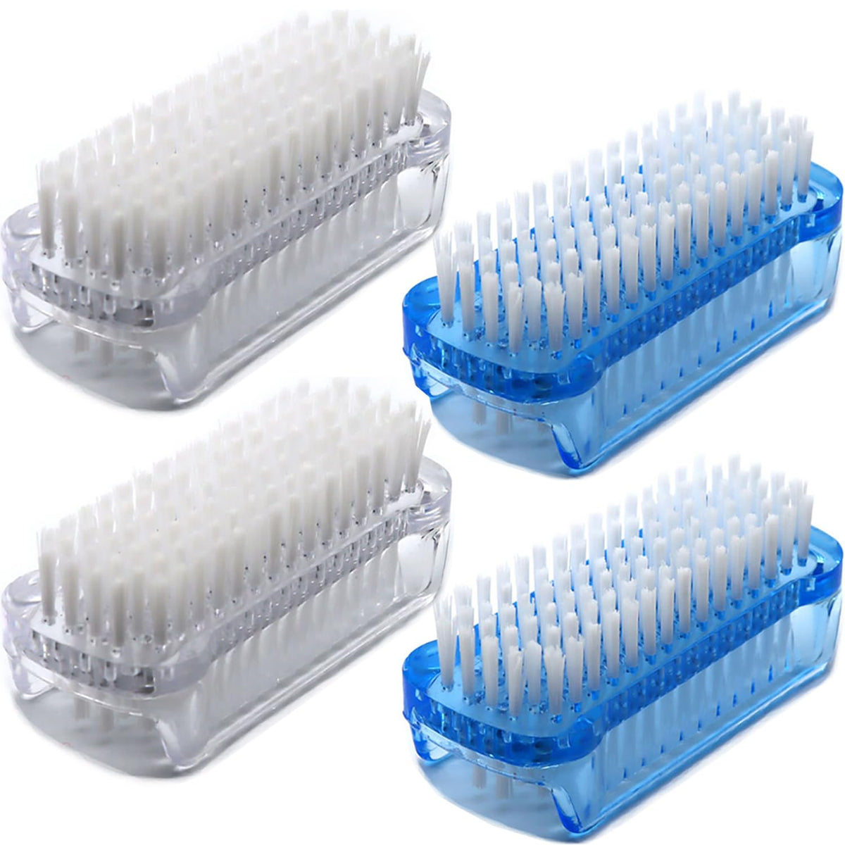 Xjinmin four brushes front view showing color set and compact design for quick cleaning