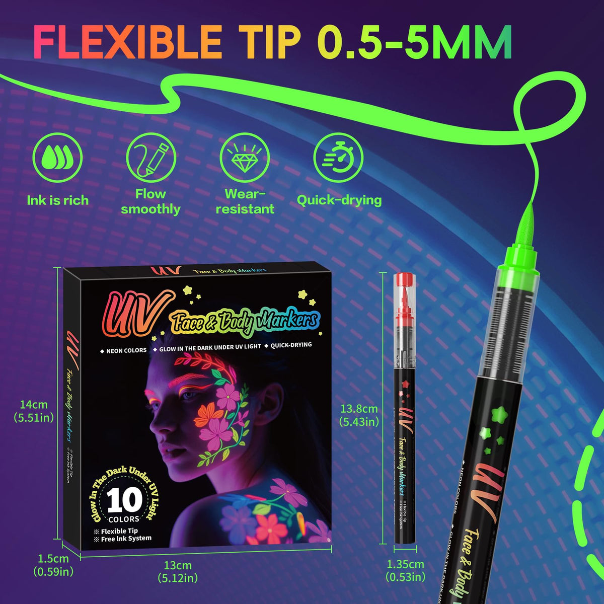 Xkmywhhs close-up of precision tip highlighting fine-line control and accuracy