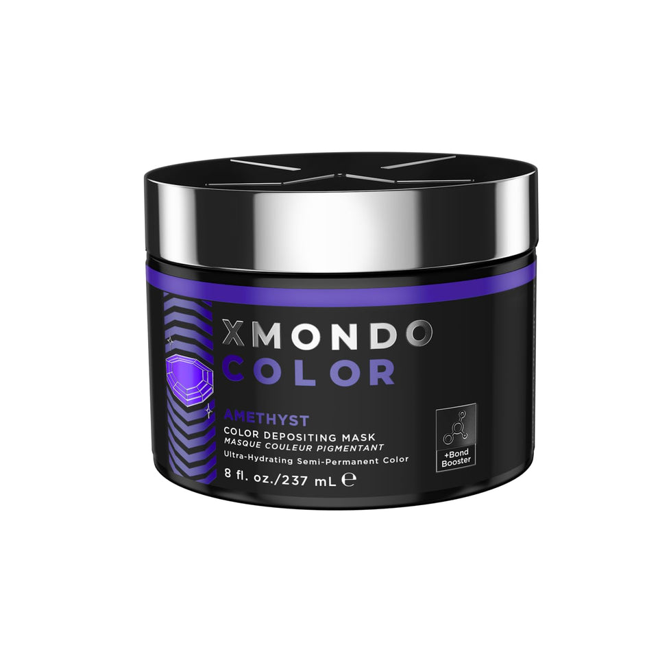 XMONDO front bottle image showing rich amethyst packaging and clear product identity benefits