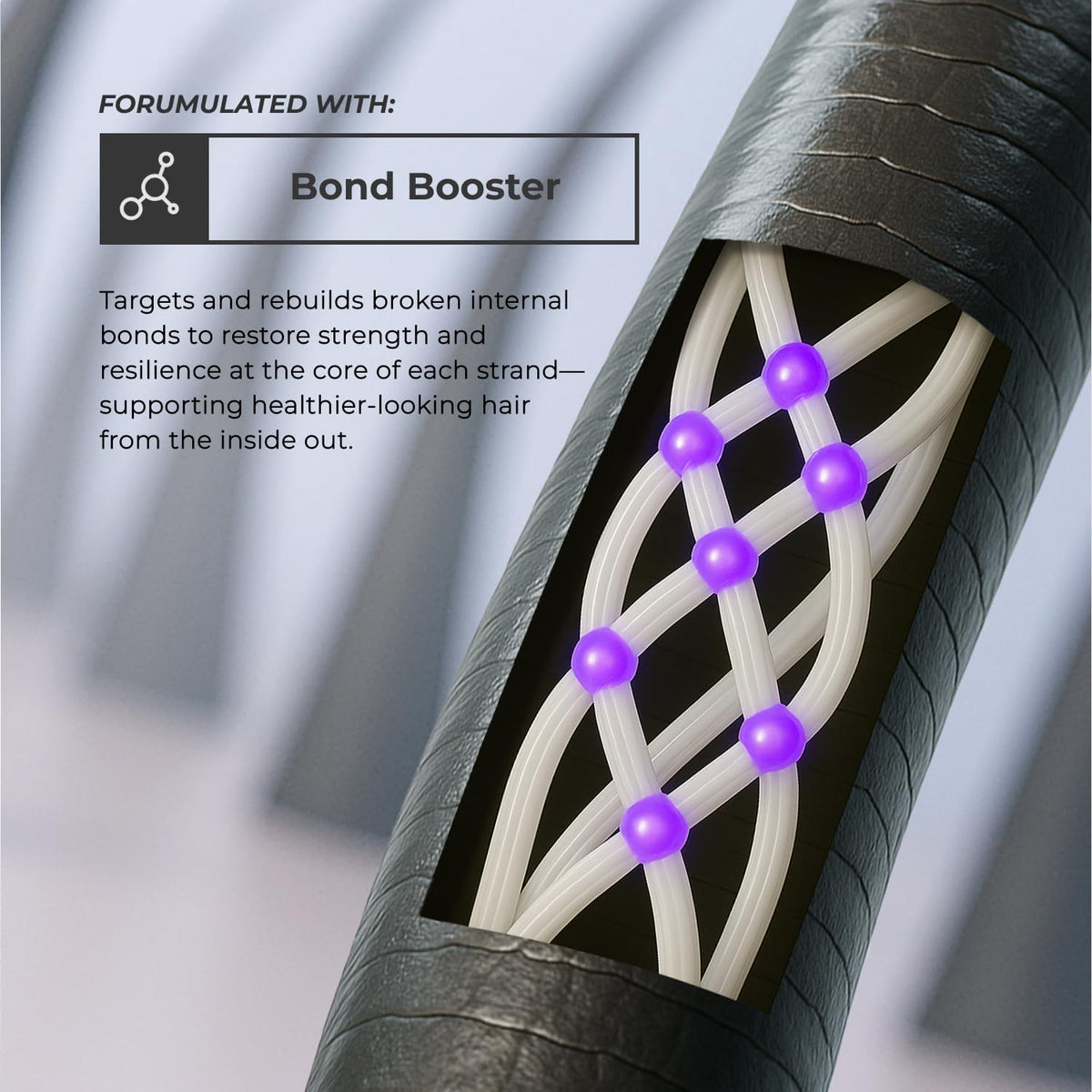XMONDO application on hair mid‑process demonstrating easy at‑home use