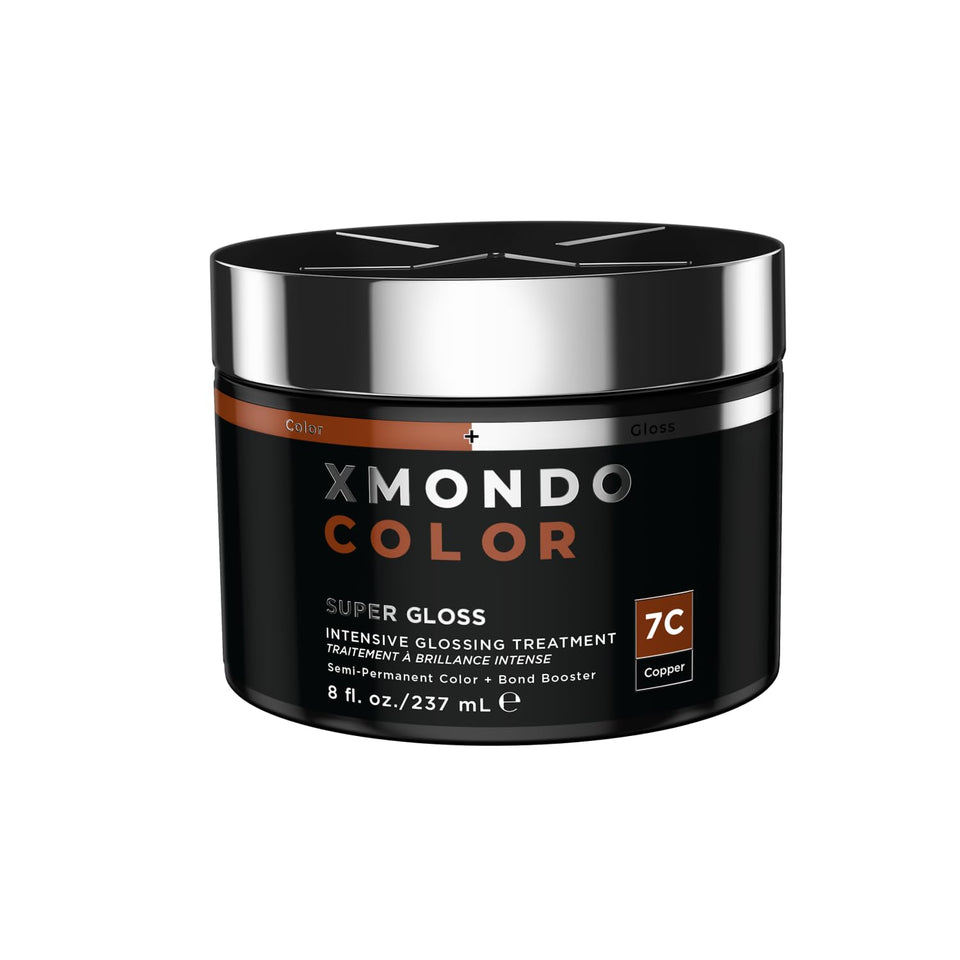 XMONDO front packaging showing copper color and glossy finish benefit