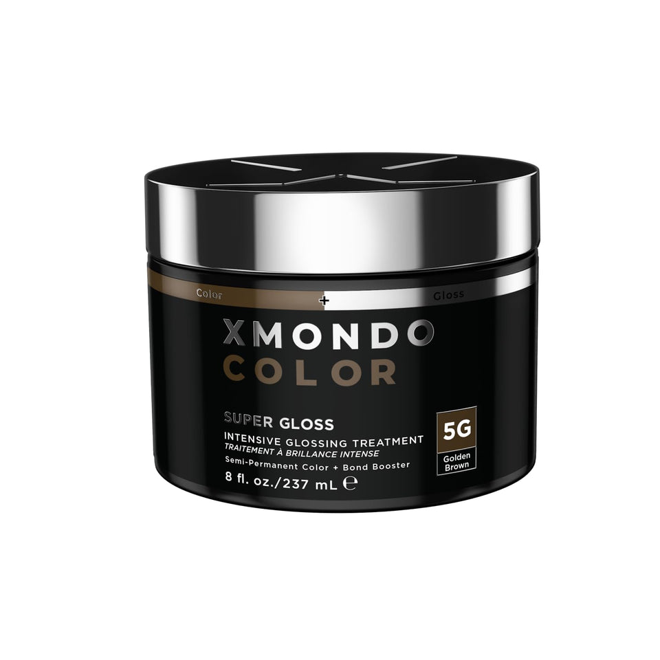 XMONDO front bottle showing golden brown shade and clear branding for quick recognition
