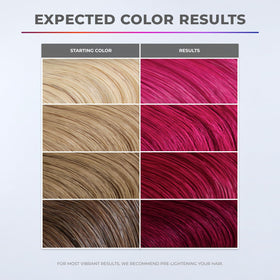 XMONDO being applied to hair strand showing even pigment deposition and repair