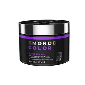 XMONDO front packaging showing vibrant purple mask and benefits