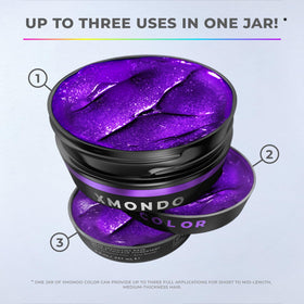 XMONDO tube held in hand showing product size and travel-friendly benefit