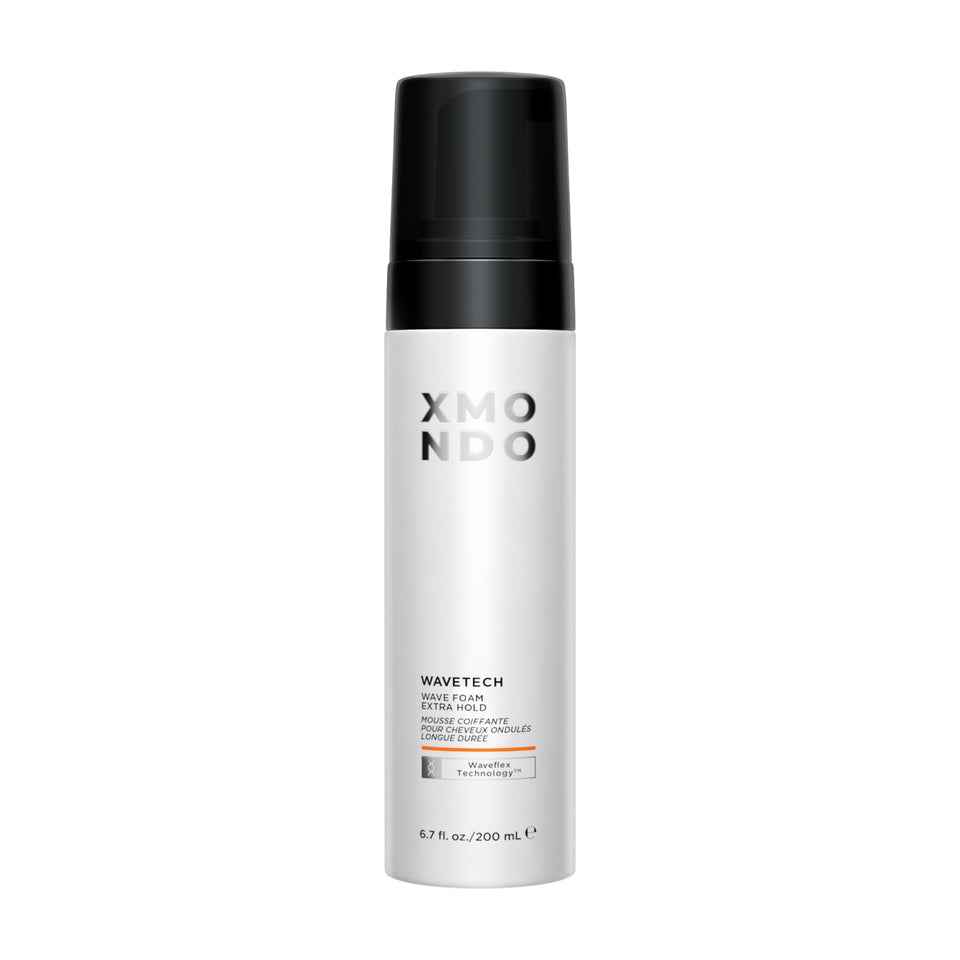XMONDO wave foam front can showing branding and product size for easy recognition