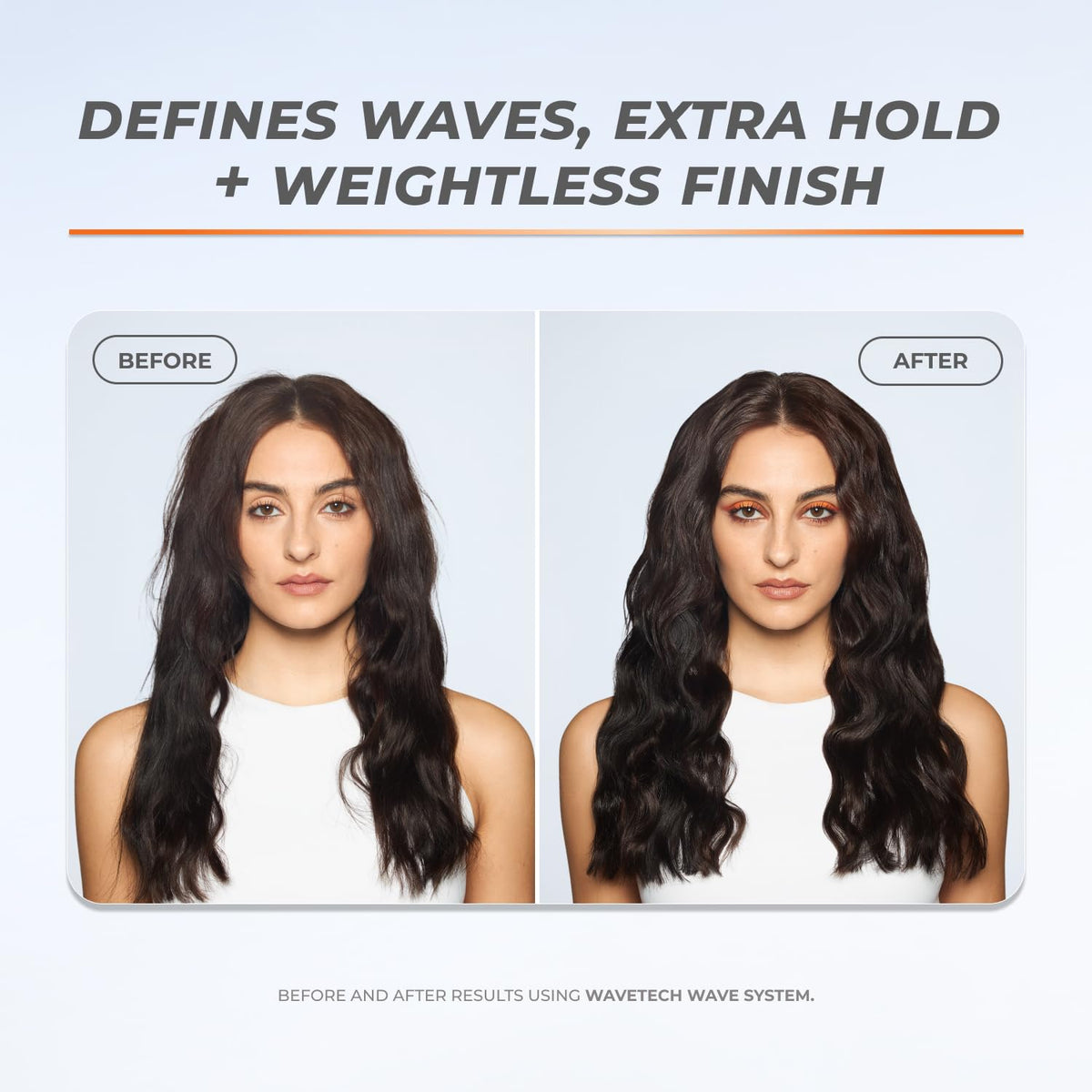 XMONDO wave foam held in hand to show 6.7 fl oz scale and travel-friendly size