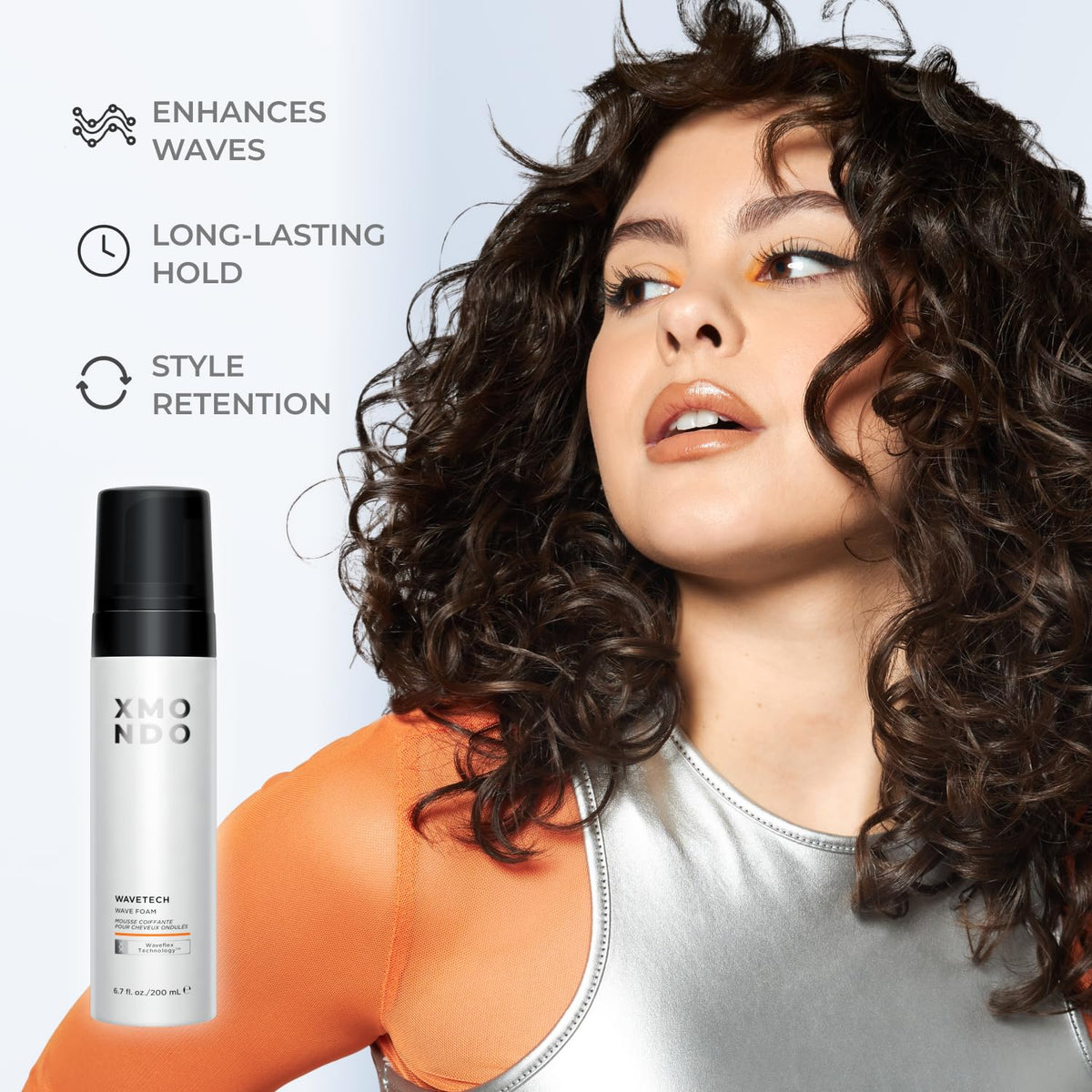 XMONDO pump and label detail highlighting vegan certification
