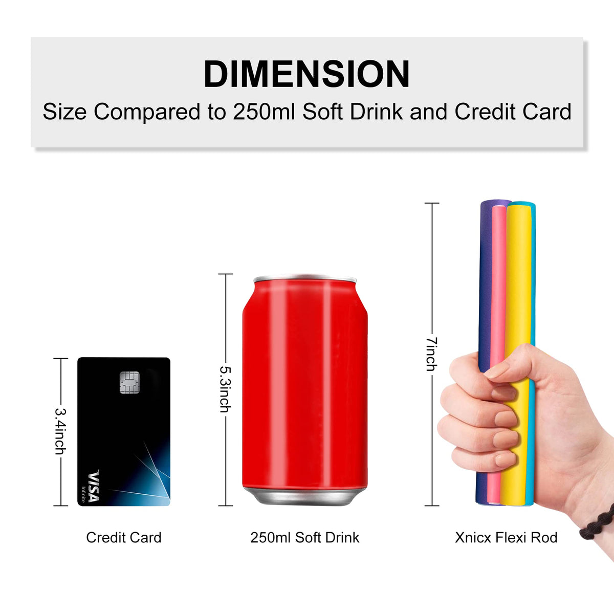 xnicx bendable core detail demonstrating easy twisting and secure hold