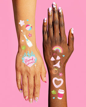 xo, Fetti application demo on wrist showing quick easy wear benefit