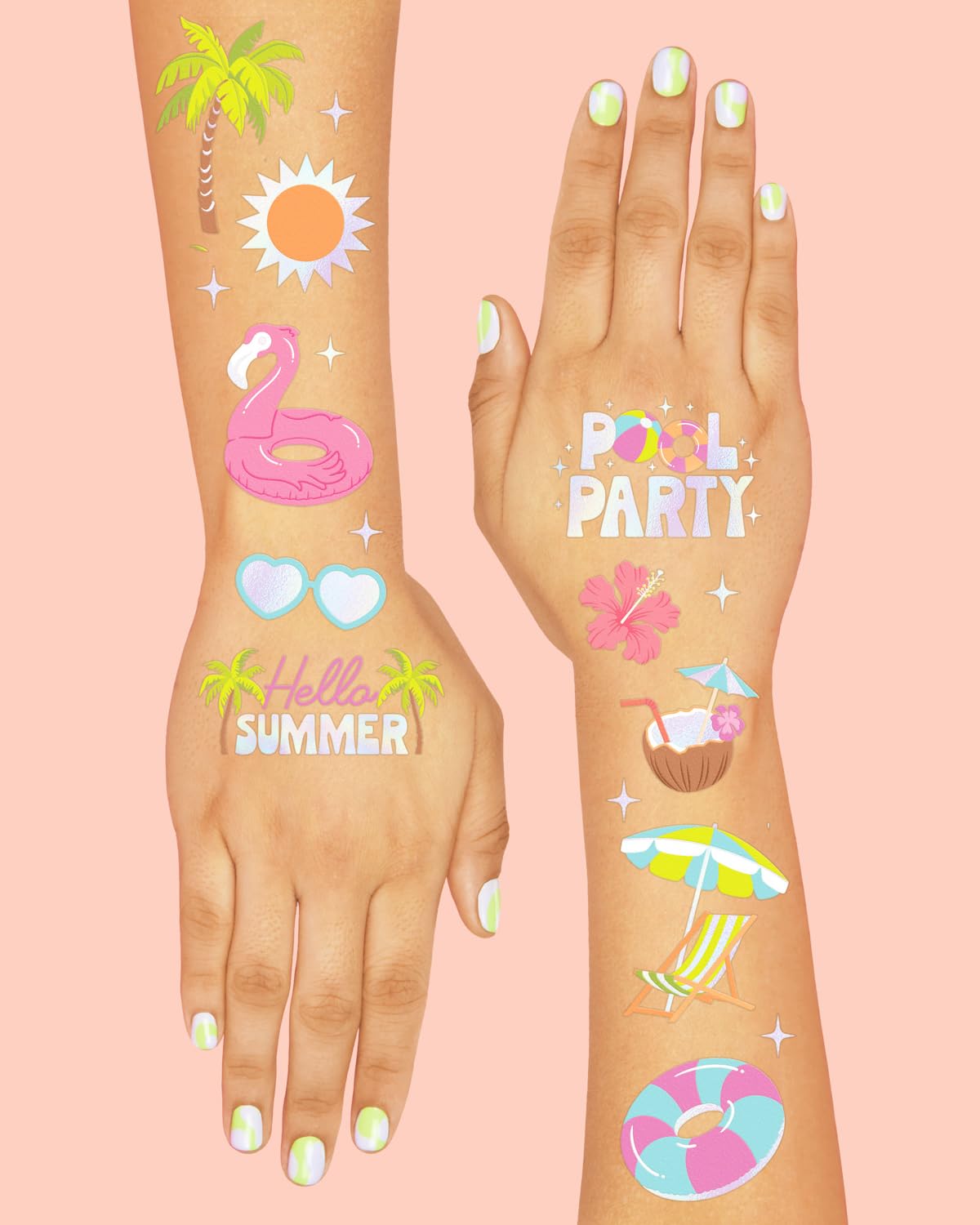 xo, Fetti tattoo applied on child wrist showing waterproof hold and style