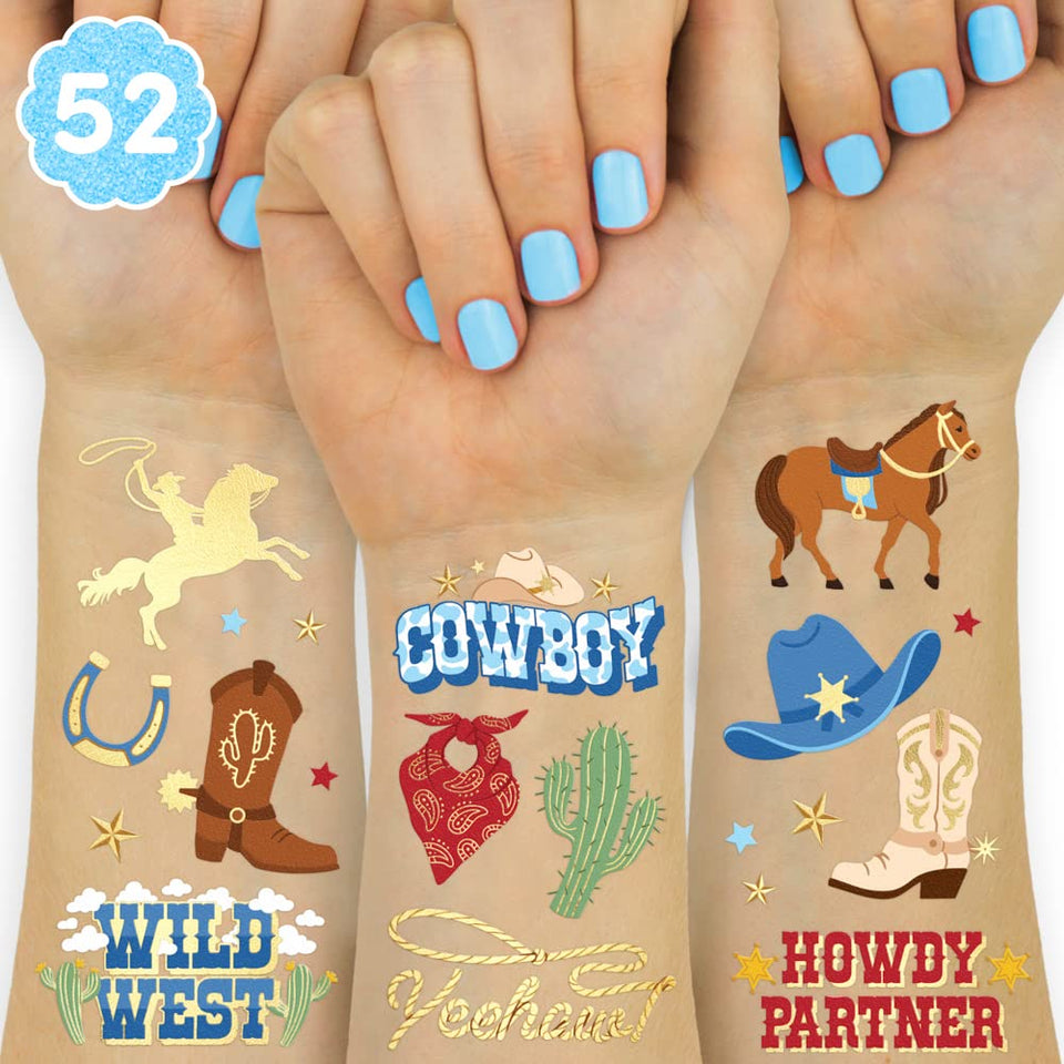 xo, Fetti front packaging showing two sheets and gold-foil tattoos, great for party prep