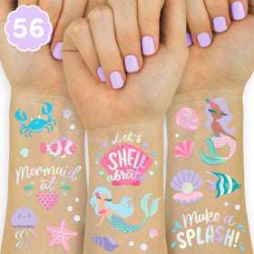 xo, Fetti front packaging showing two tattoo sheets and iridescent designs for parties
