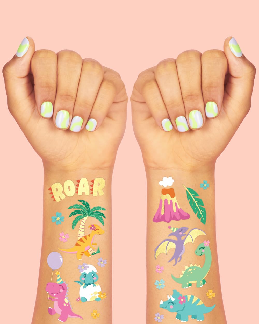 xo, Fetti detail of gold metallic tattoo accent adding sparkle to designs