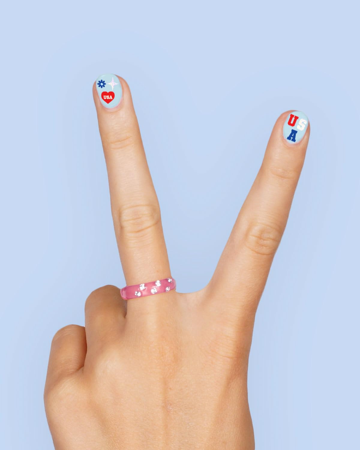 xo, Fetti group of friends using stickers at a party showing shareable supply