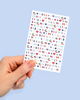 xo, Fetti label detail showing sheet size and sticker count for informed purchase