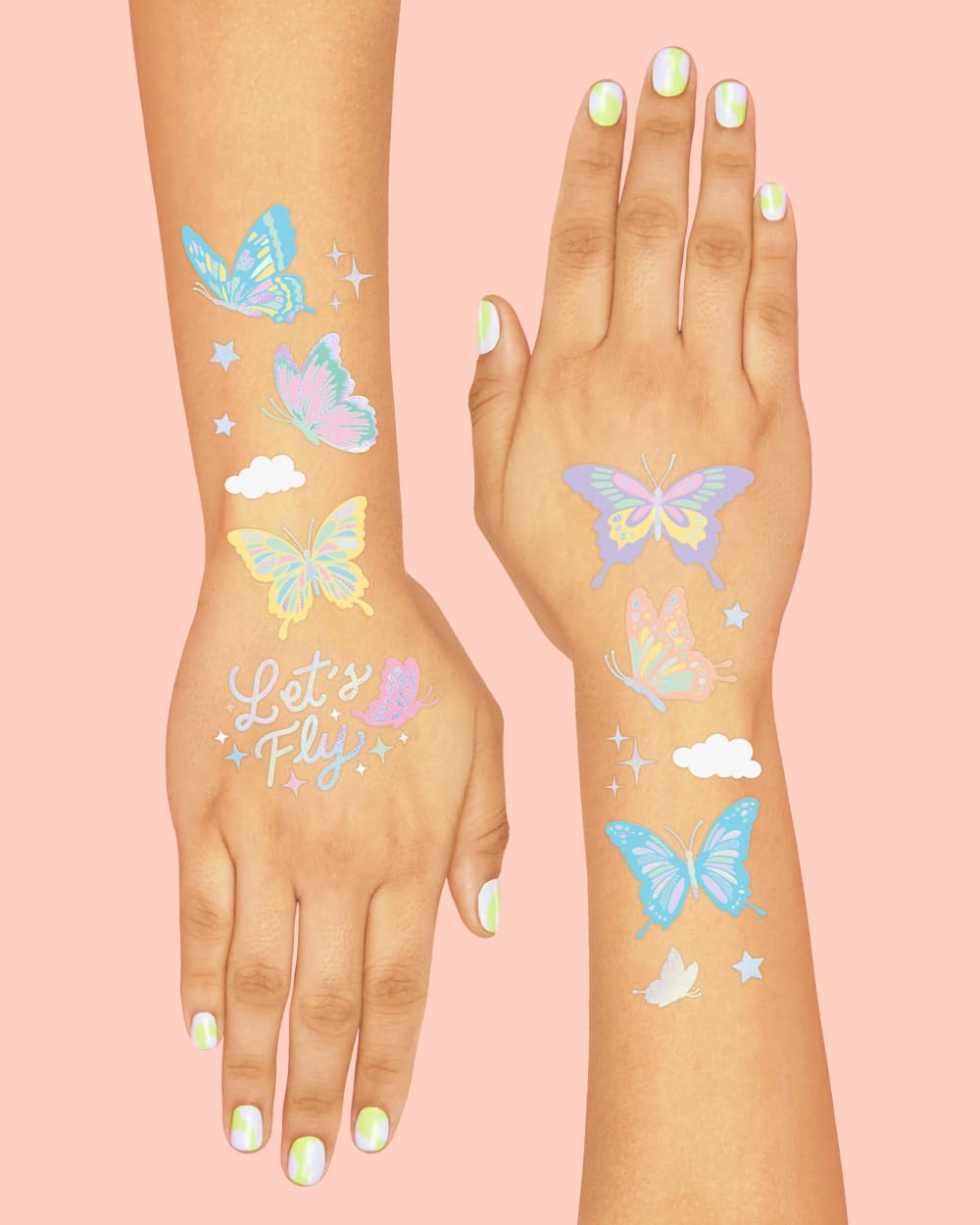 xo, Fetti demo application with damp cloth showing quick easy-apply benefit