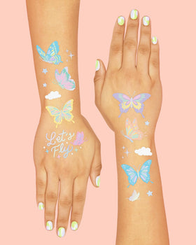xo, Fetti demo application with damp cloth showing quick easy-apply benefit