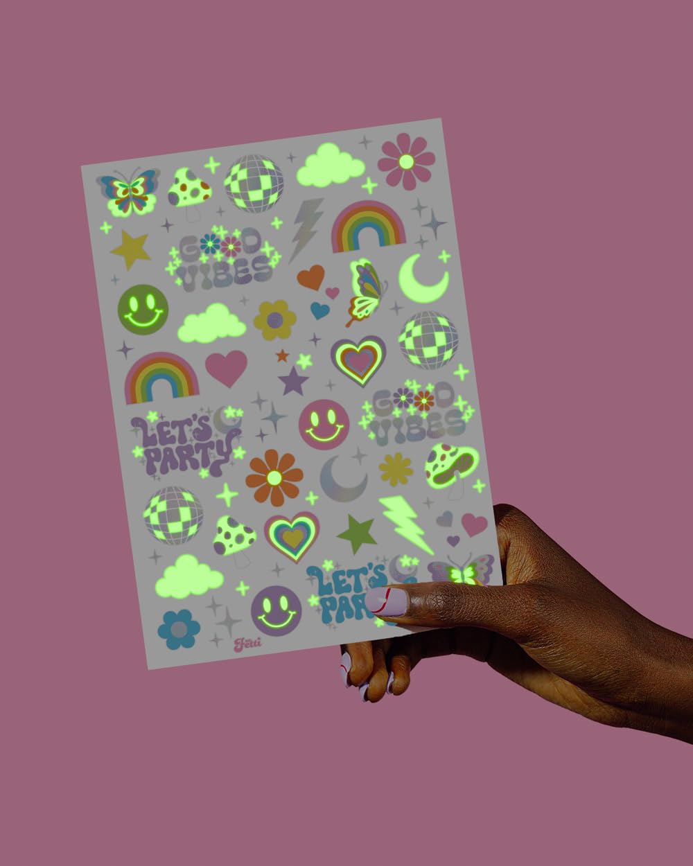 xo, Fetti variety layout with mixed designs offering many styling options