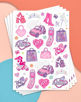 xo, Fetti close-up of sheet details highlighting hand-drawn designs benefit: showcases variety