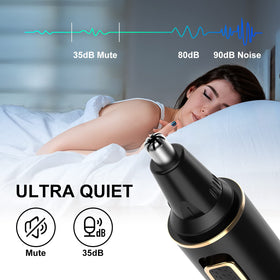 XOOMRSCP washable head under tap showing waterproof cleaning convenience