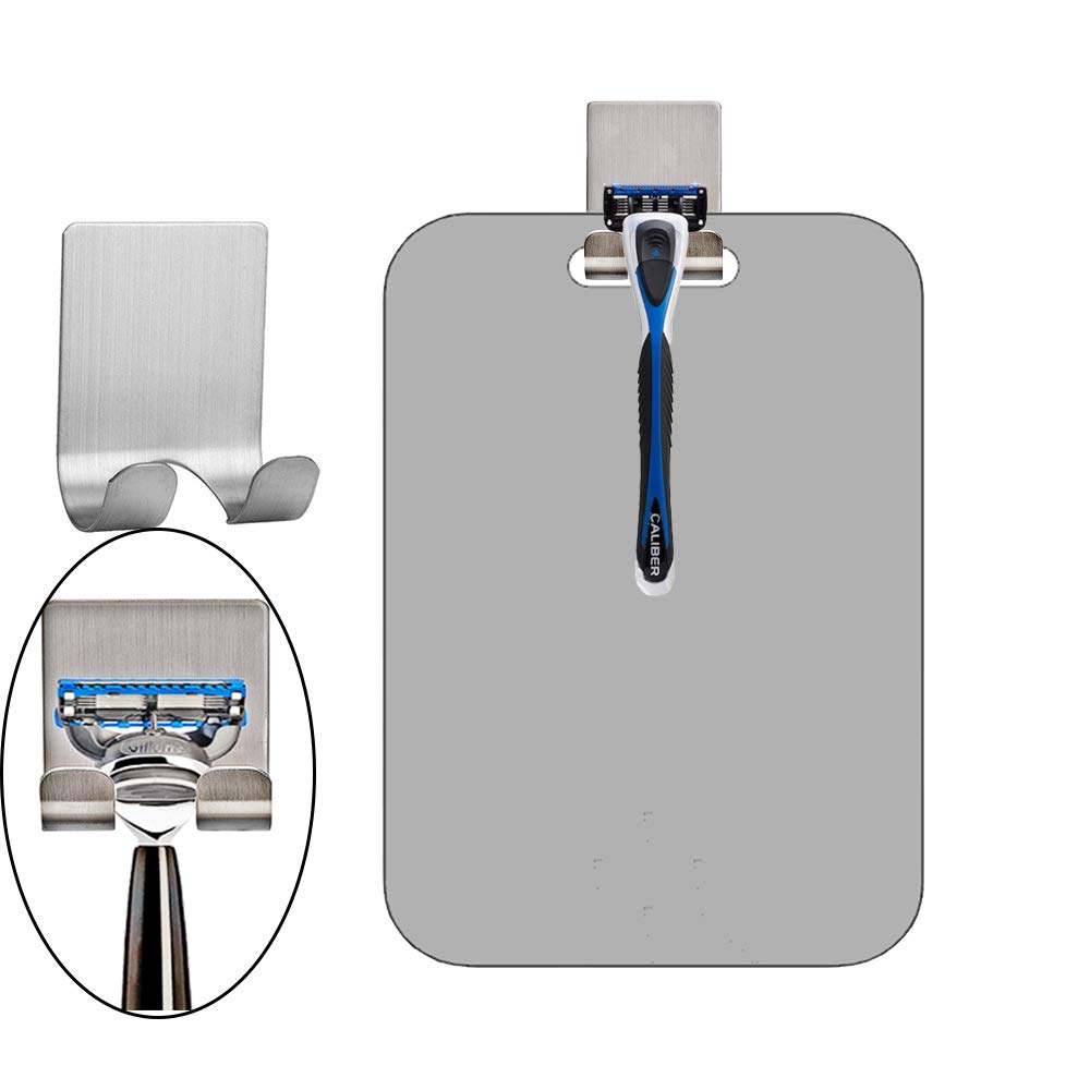 XoYo APHUIME adhesive shaver hook detail keeps razor organized