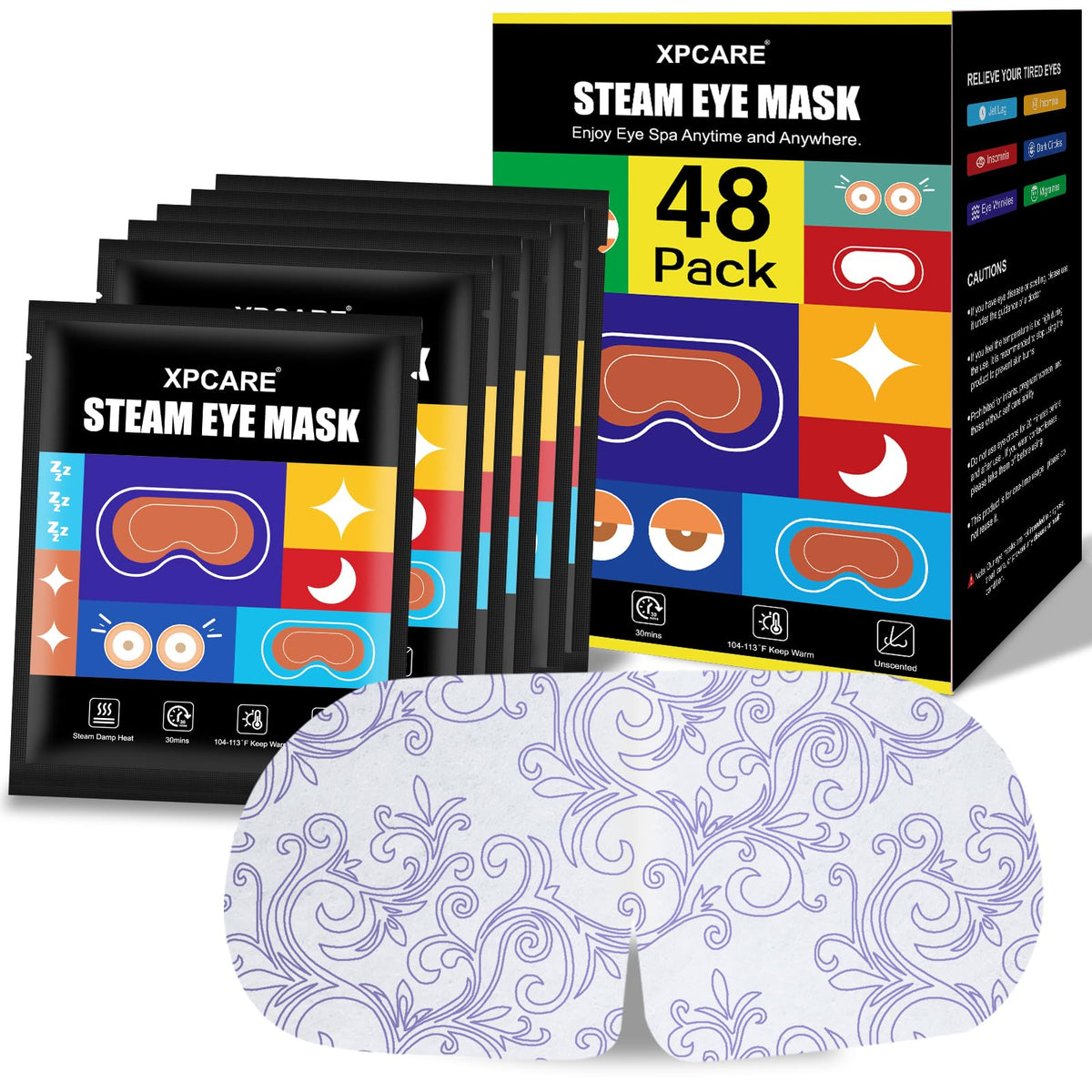 XPCARE front packaging showing 48-count and product benefits
