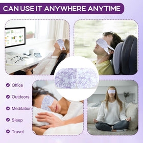 XPCARE mask used on airplane showing travel-friendly relaxation