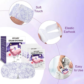 XPCARE mask placed inside a travel bag for on-the-go eye relaxation