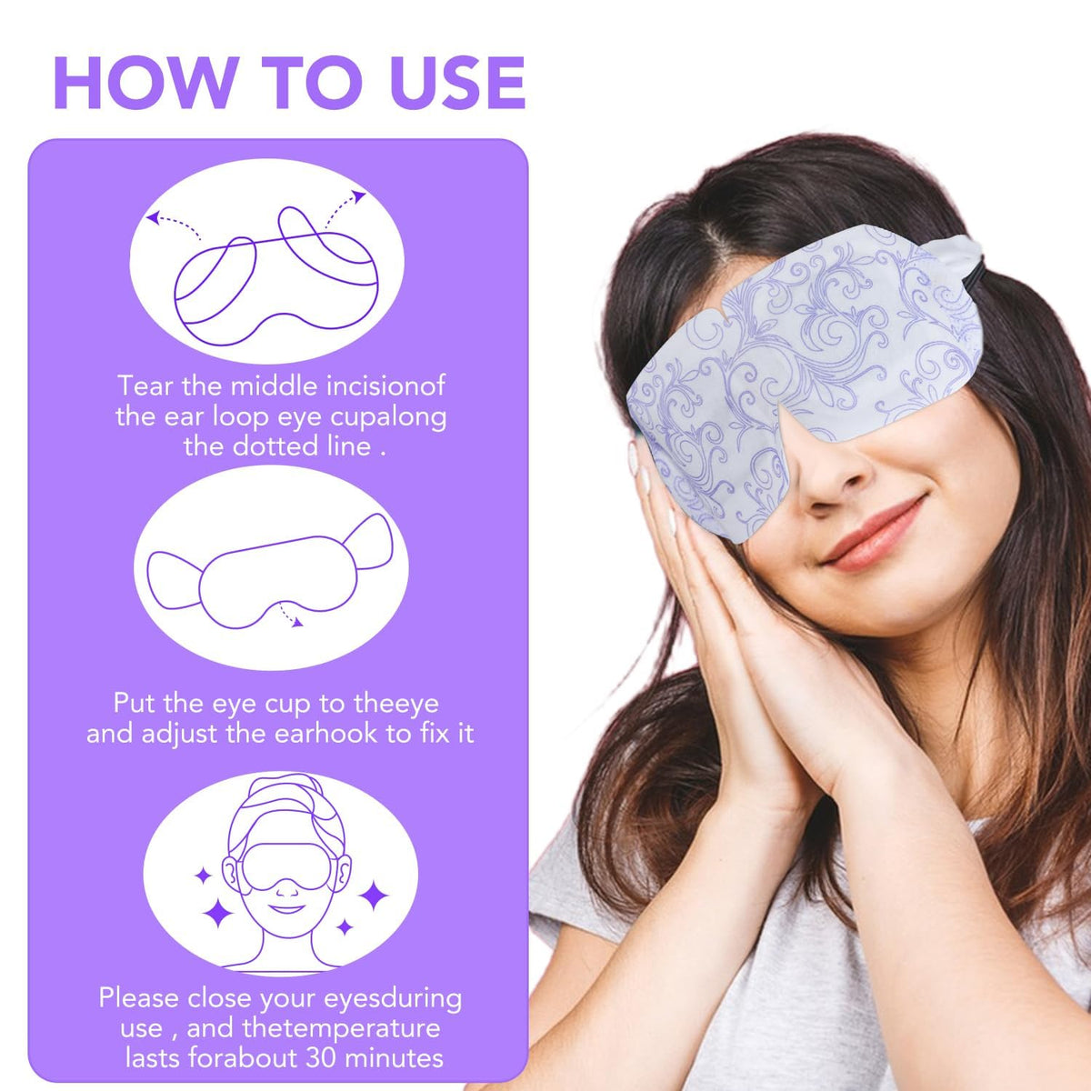 XPCARE mask held in hand for size comparison, easy-to-carry single-use convenience