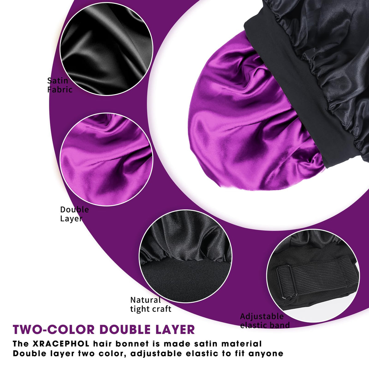 XRACEPHOL adjustable drawstring detail showing secure comfortable fit benefit