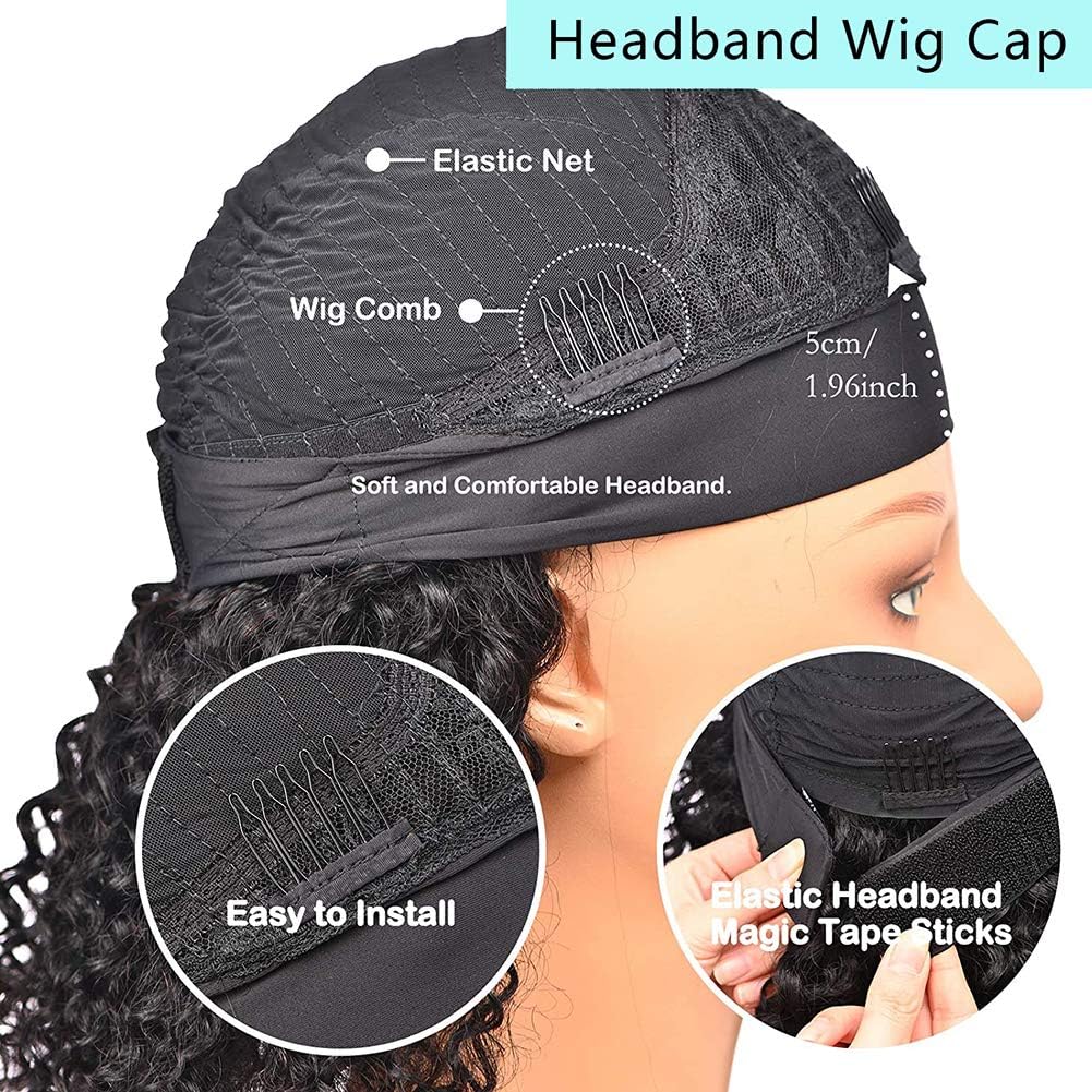 XSY wig back showing adjustable clips and Velcro for customized comfort