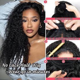 XSY side profile styled in high ponytail demonstrating secure hold
