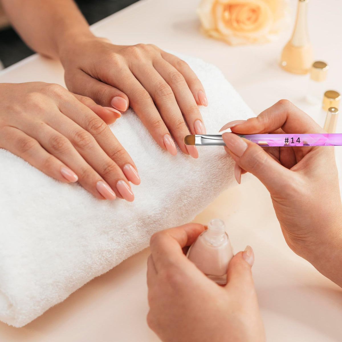Xthrotsenk brushes laid out with cleaning supplies to show easy maintenance and long life
