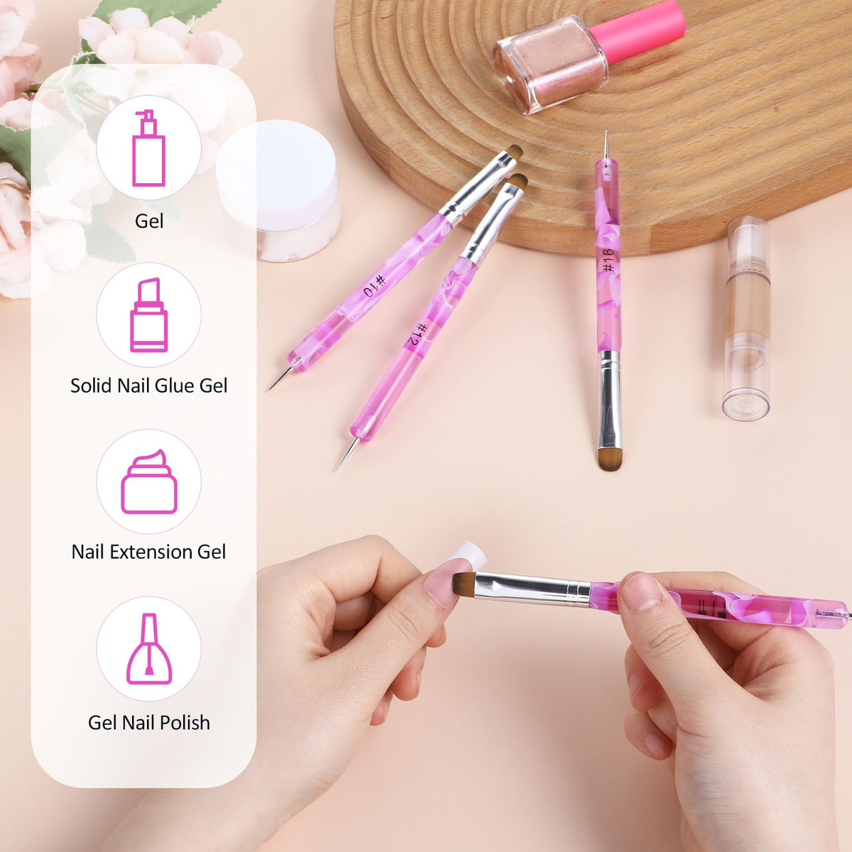 Xthrotsenk dotting end in use creating consistent nail dots for detailed decoration