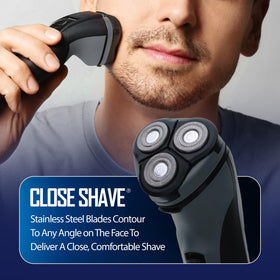 XTREME pop-up trimmer detail for accurate sideburn and mustache shaping benefit