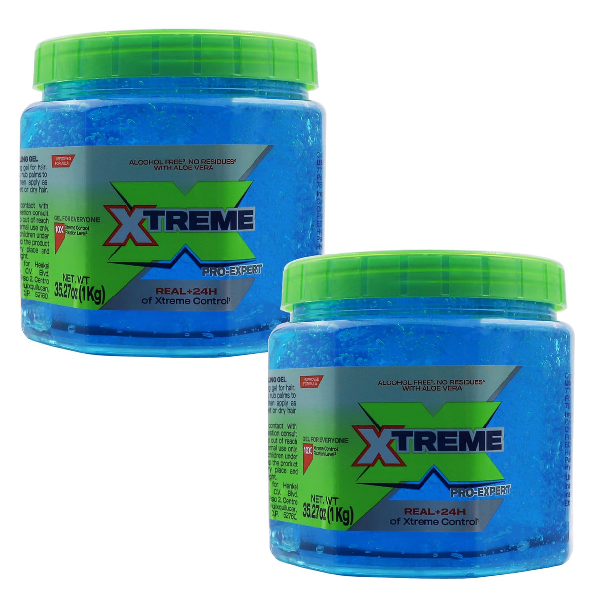 Xtreme front jar view showing large 35.27 oz size and reliable hold
