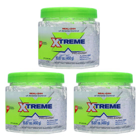 Xtreme front packaging three-jar pack showing clear gel and value