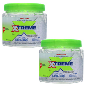 Xtreme front packaging showing two jars and long-lasting hold benefit