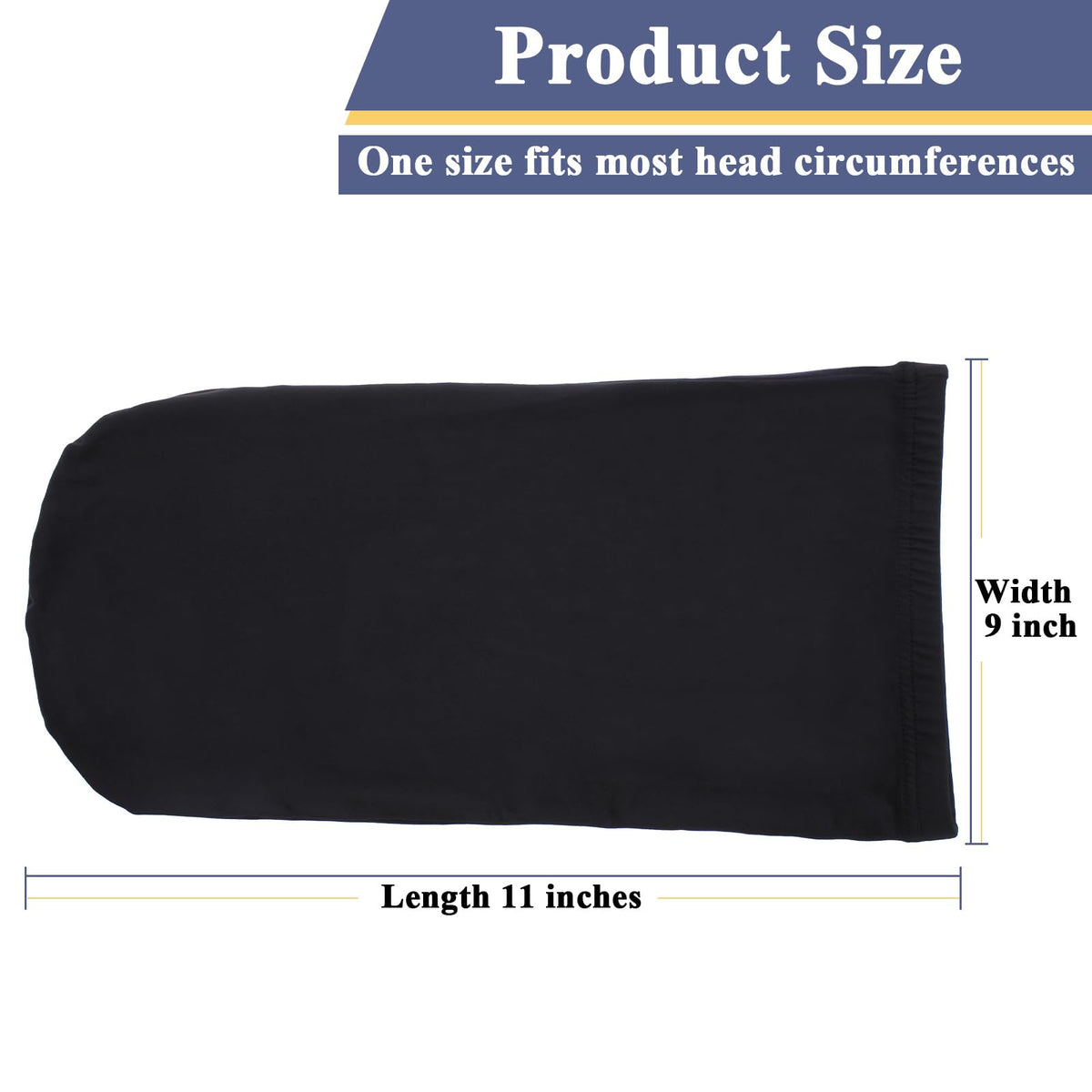 XTREND cap stretched open to show roomy interior fitting jumbo dreads for secure protection