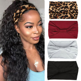 XTREND front view of four-pack headbands showing patterns and packaging benefit