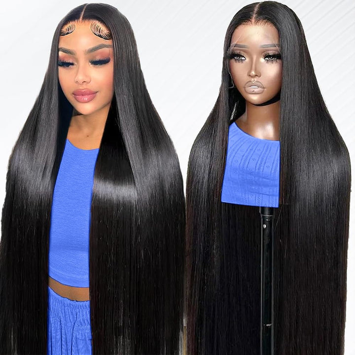 XUBULO front view of 30 inch wig showing natural fall and shine for confident styling