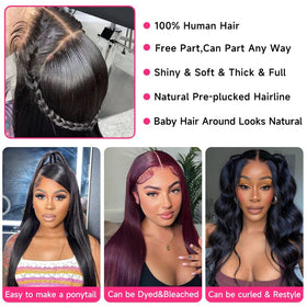 XUBULO length comparison showing 30-inch straight hair for proportion and styling ideas