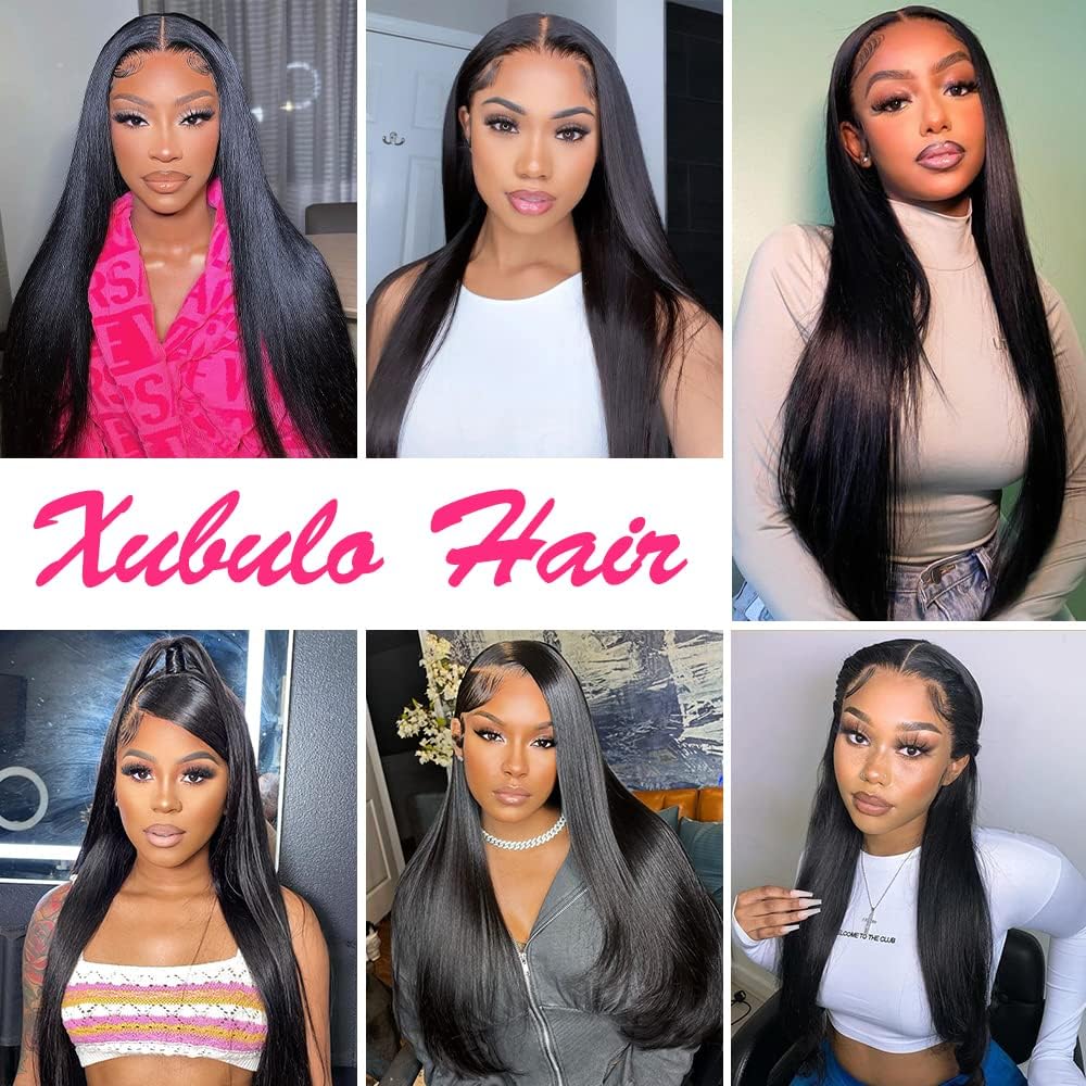 XUBULO pre-plucked hairline with baby hairs for immediate natural-looking edges